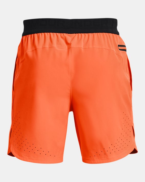 Men's UA Peak Woven Shorts, Orange, pdpMainDesktop image number 6
